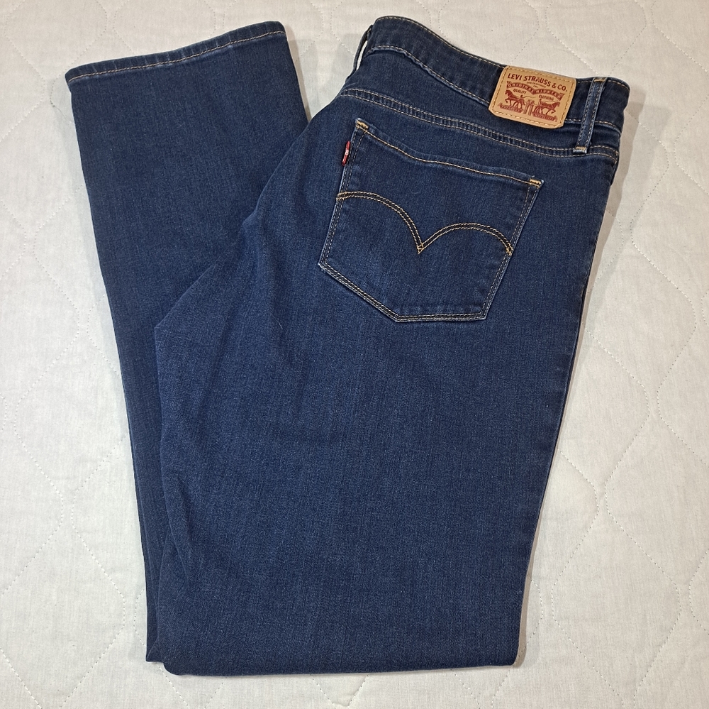 Levi's 712 Slim Stretch Jeans Men's 32x32 actual size 36x31 Blue Denim 5-Pkt.